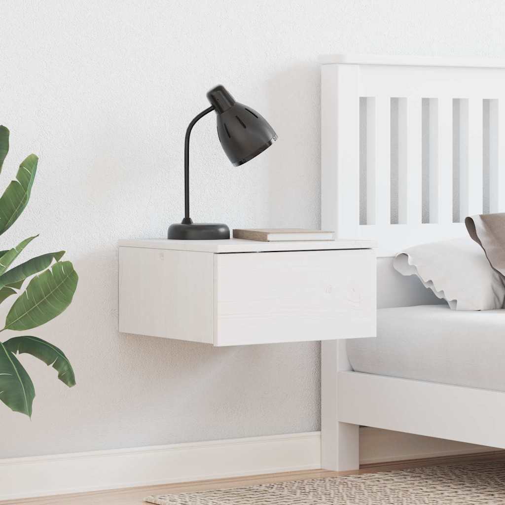 vidaXL Mesita de Noche 37 x 35 x 18,5 cm Madera maciza de pino