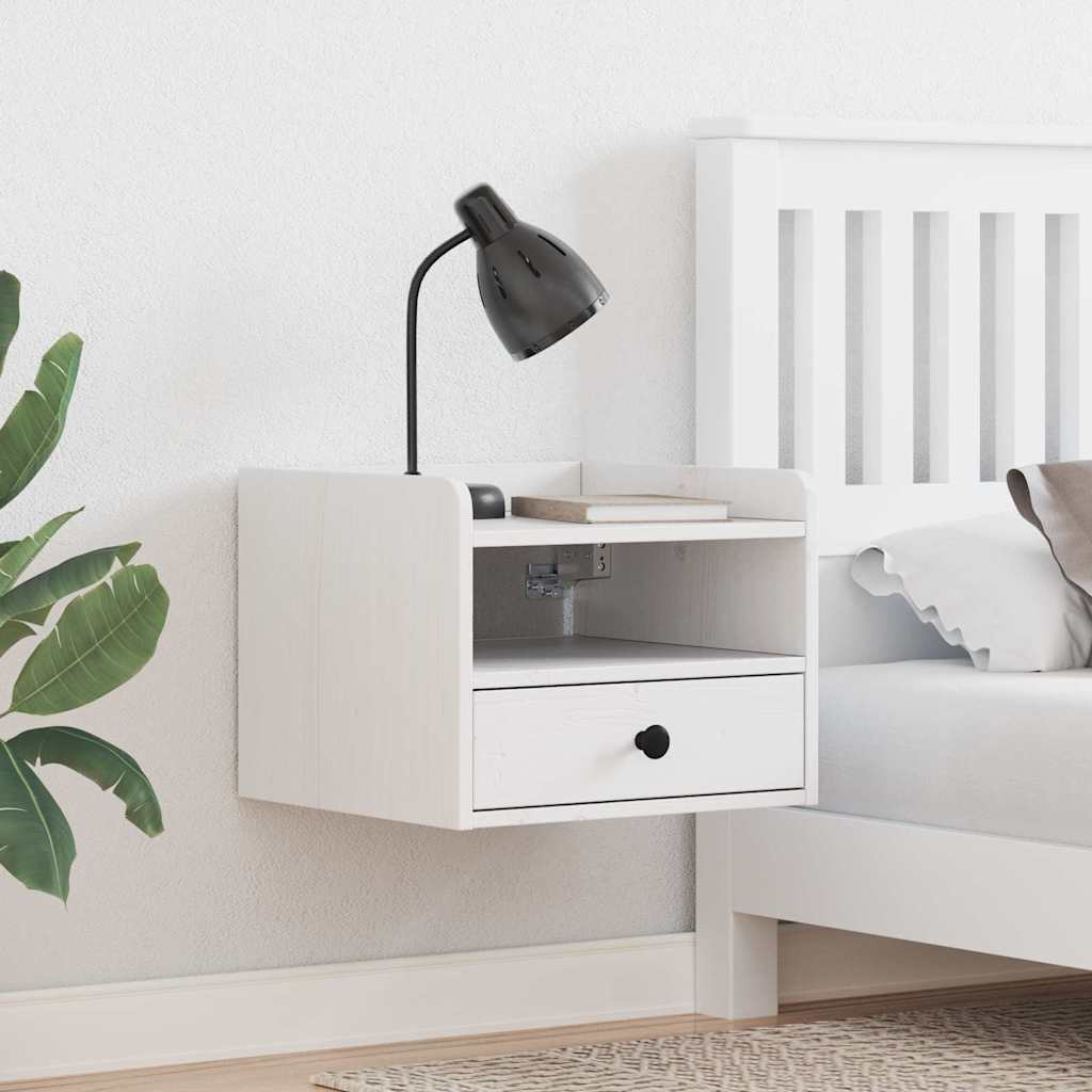vidaXL Mesita de Noche 2 uds. 38 x 36 x 29,5 cm Madera maciza de pino