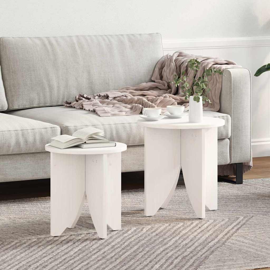 vidaXL Mesa de Café 2 uds. 41,5 x 41,5 x 44 cm