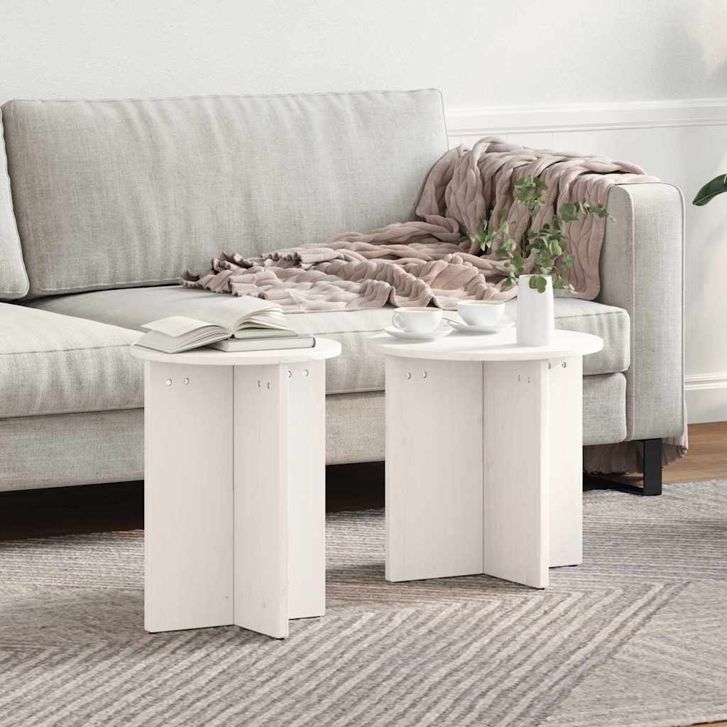vidaXL Mesa de Café 2 uds. 41.5 x 41.5 x 46 cm