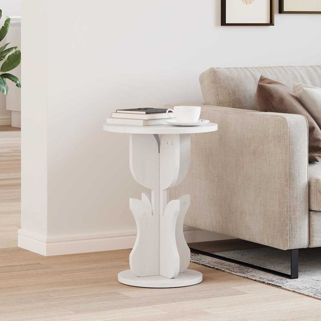vidaXL Mesa de Café 39,5 x 39,5 x 53,5 cm Madera maciza de pino