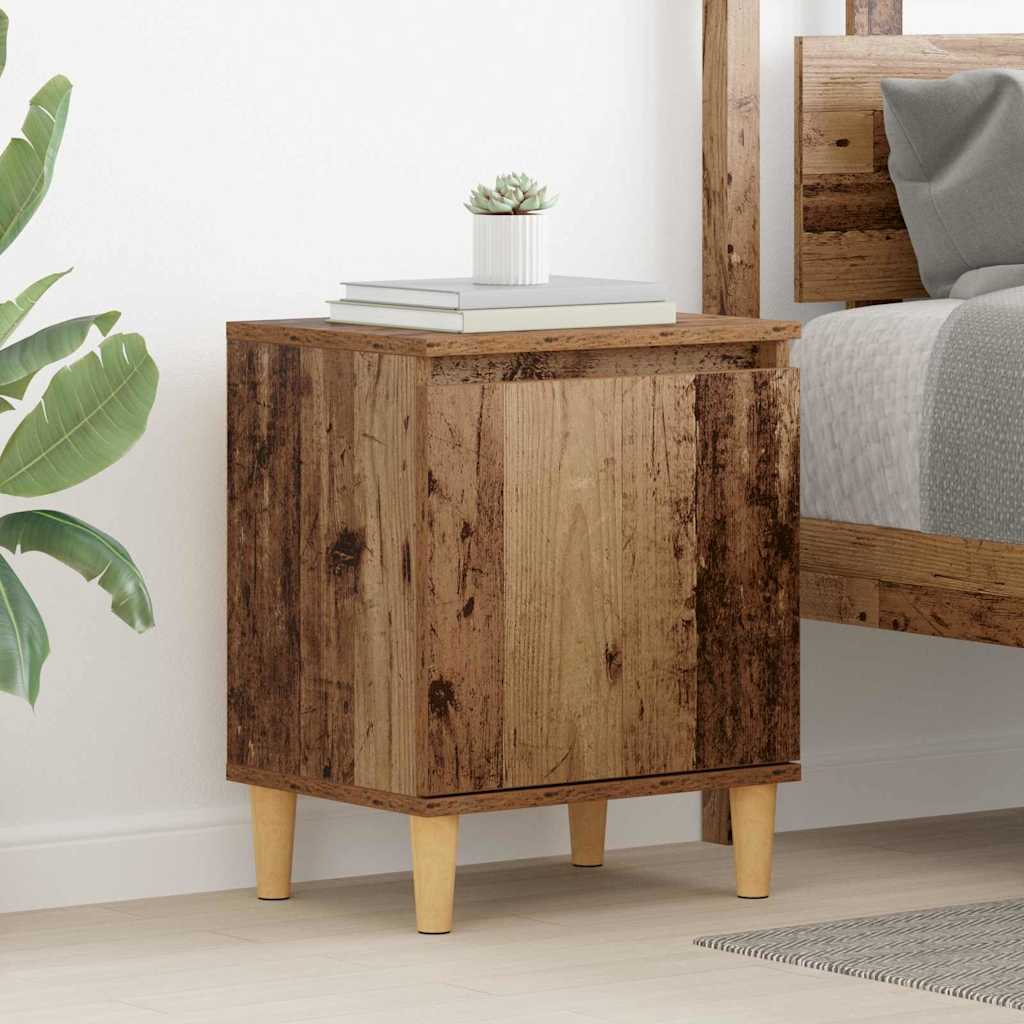 vidaXL Armario de Noche Madera vieja 40 x 30 x 50 cm