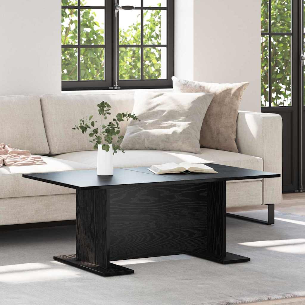 vidaXL Mesa de Café Roble negro 103.5 x 60 x 40 cm
