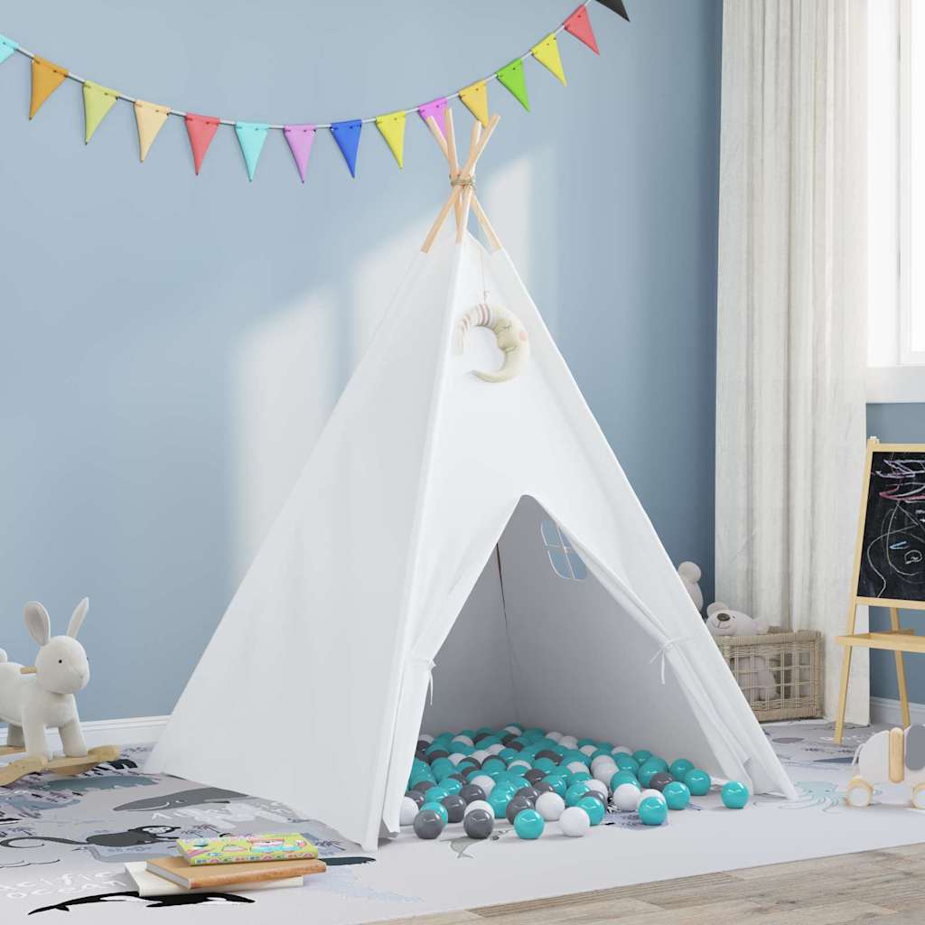 vidaXL Tienda tipi 120 x 120 x 150 cm Tela y Plástico