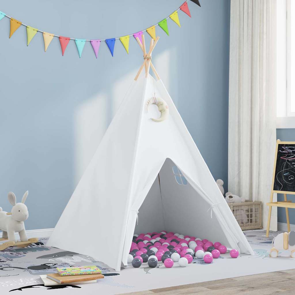 vidaXL Tienda tipi 120 x 120 x 150 cm Tela y Plástico