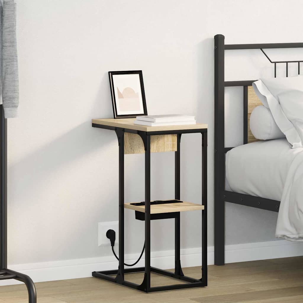 vidaXL Armario de Noche Roble Sonoma 41,5 x 26 x 60,5 cm