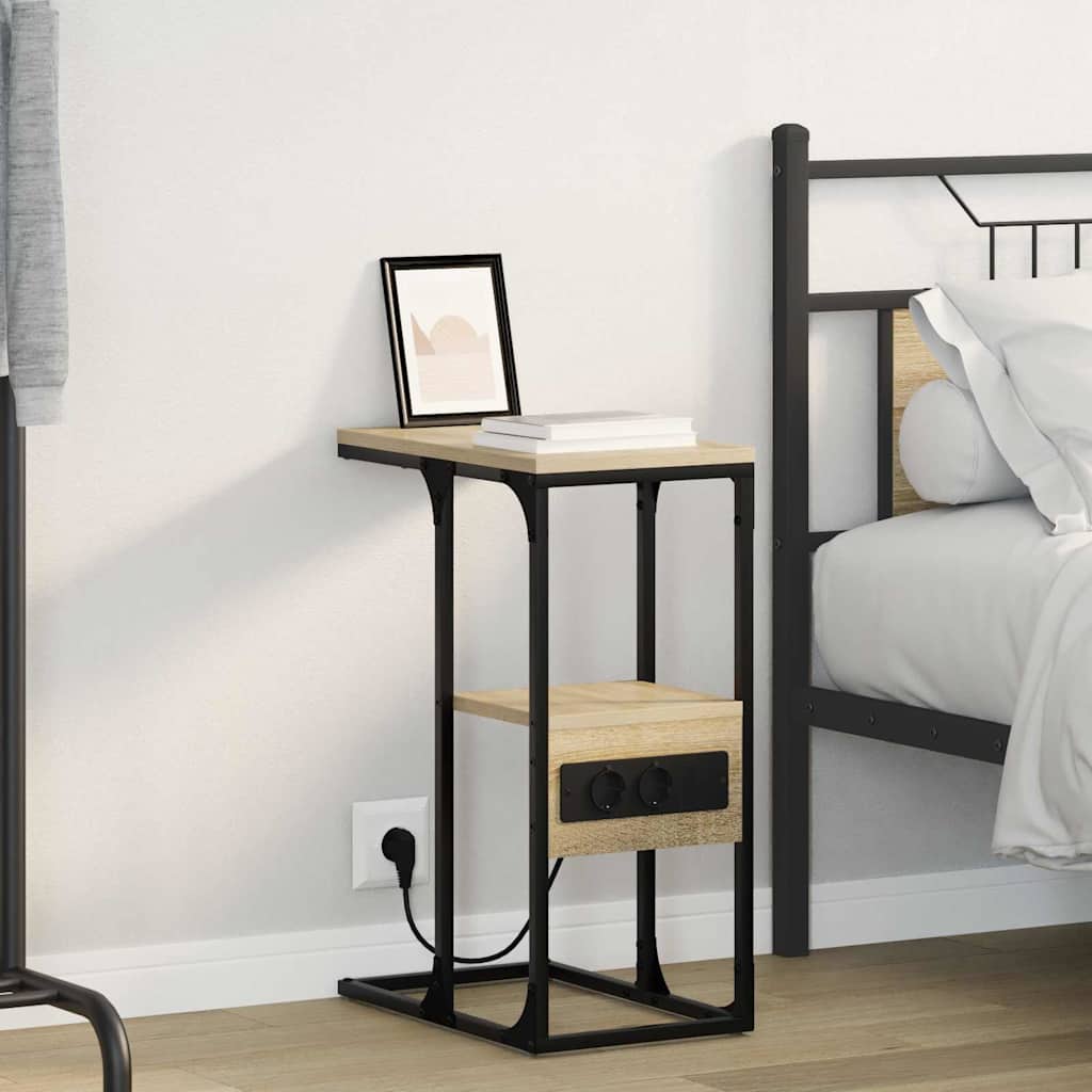 vidaXL Armario de Noche Roble Sonoma 41,5 x 26 x 60,5 cm