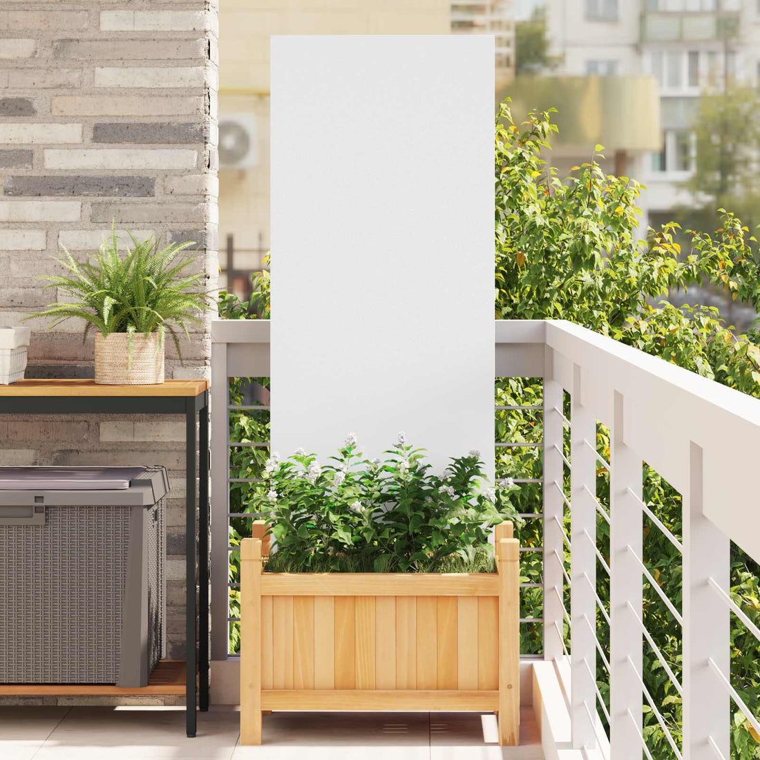 vidaXL Pantalla de Privacidad para Jardín Calado 50 x 140 cm