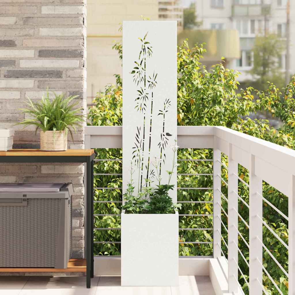 vidaXL Pantalla de Privacidad para Jardín Floral 32 x 32 x 150 cm