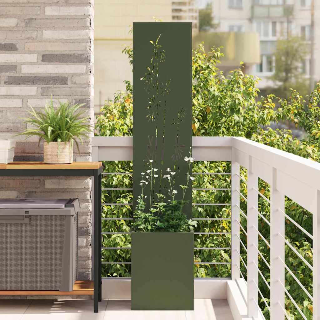 vidaXL Pantalla de Privacidad para Jardín Verde oliva 32 x 32 x 150 cm