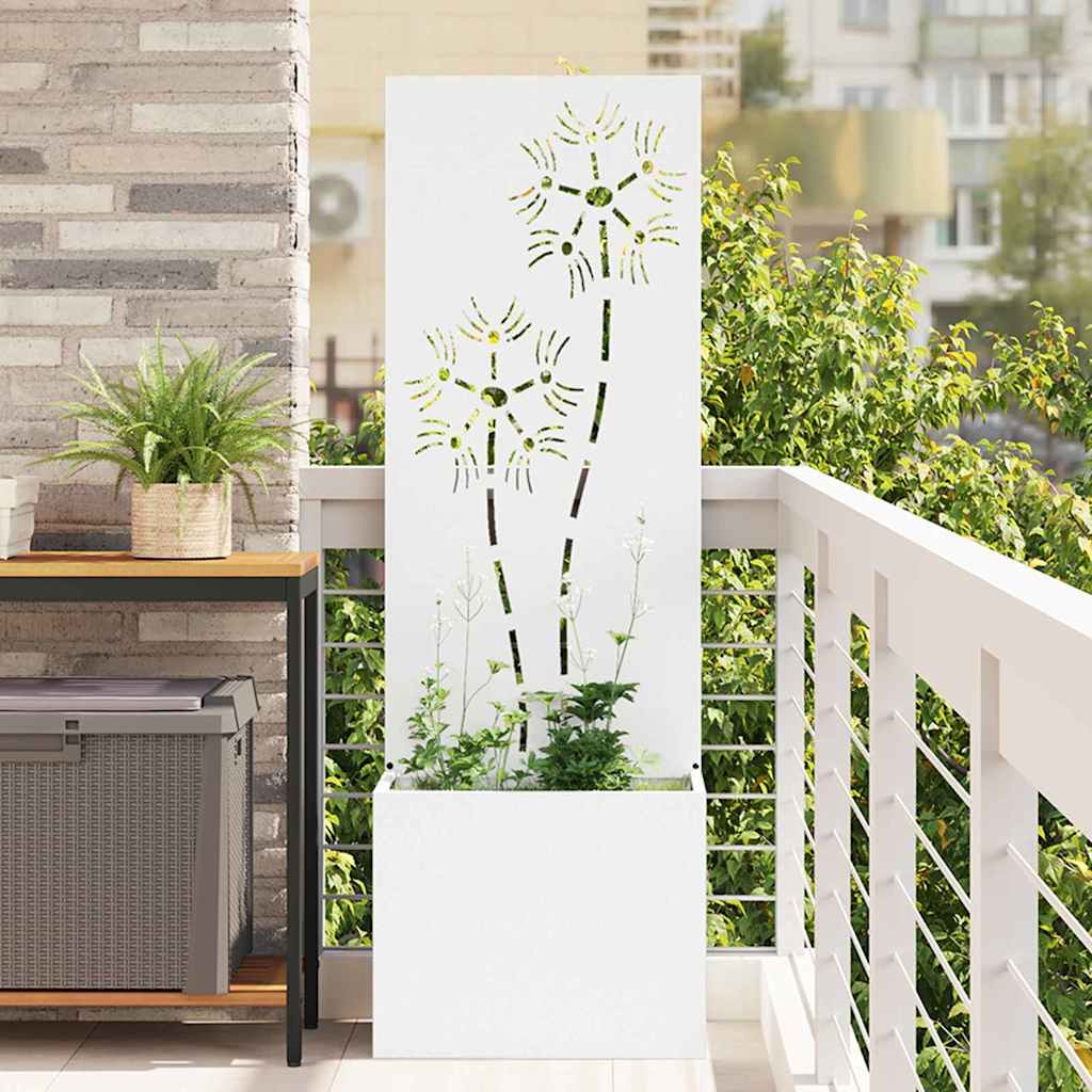 vidaXL Pantalla de Privacidad para Jardín Floral 50 x 32 x 150 cm