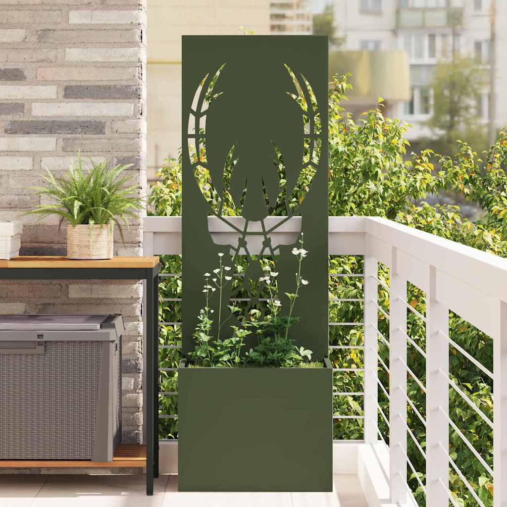 vidaXL Pantalla de Privacidad para Jardín Verde oliva 50 x 32 x 150 cm
