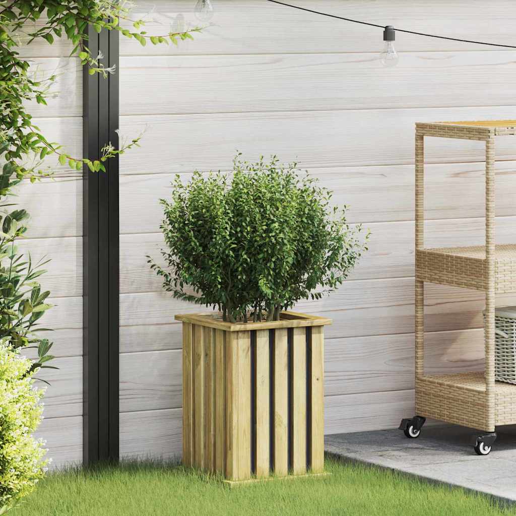 vidaXL Cajas de cultivo Marrón 33 x 33 x 45 cm