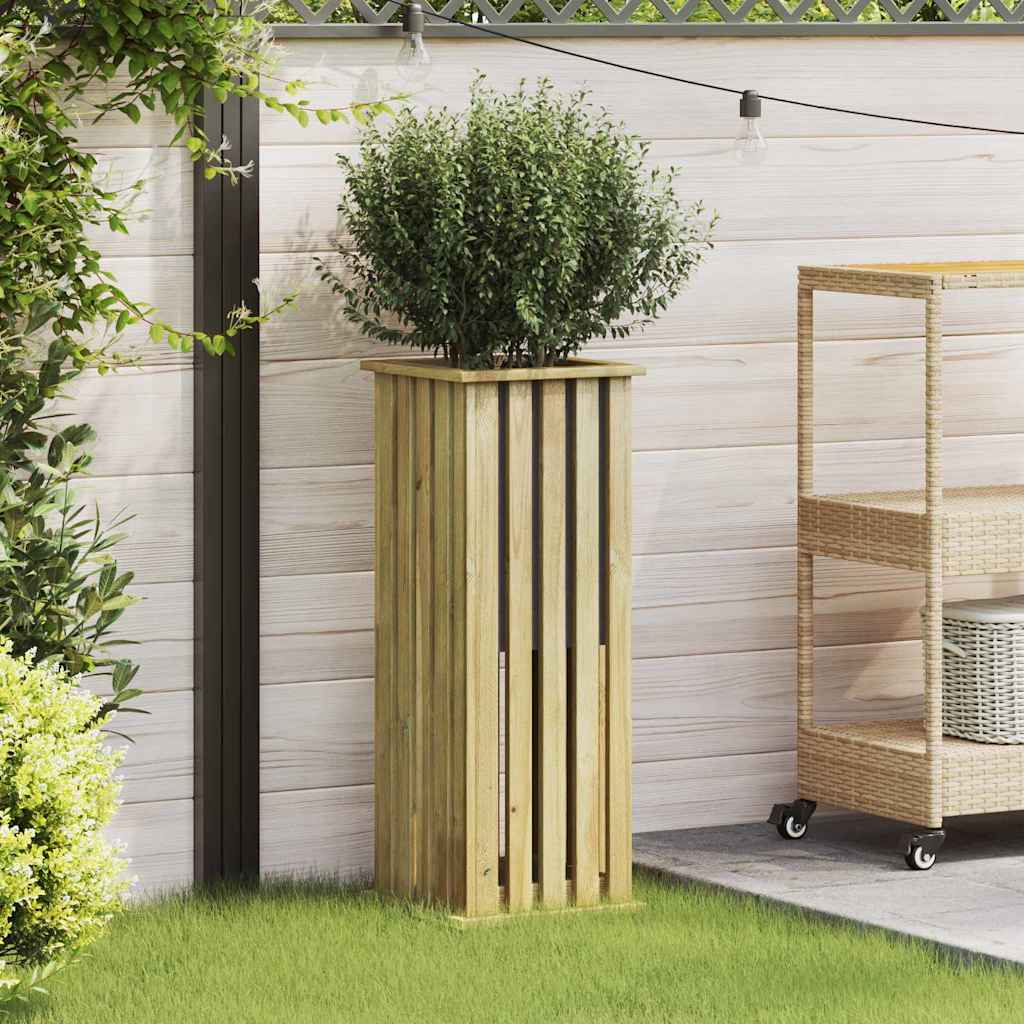 vidaXL Cajas de cultivo Marrón 33 x 33 x 85 cm