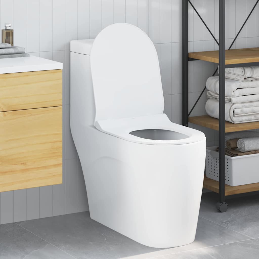 vidaXL Asiento de WC Ajustable 50 x 36,5 x 5 cm Polipropileno