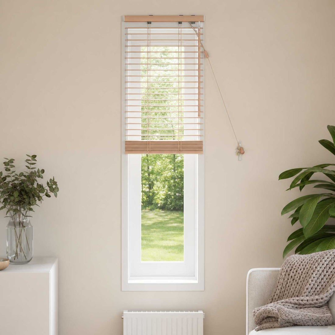 vidaXL Persiana veneciana Aspecto de roble 50 x 130 cm 35 mm