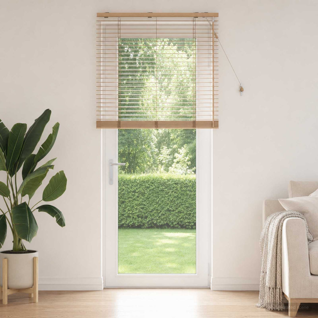 vidaXL Persiana veneciana Aspecto de roble 70 x 250 cm 35 mm