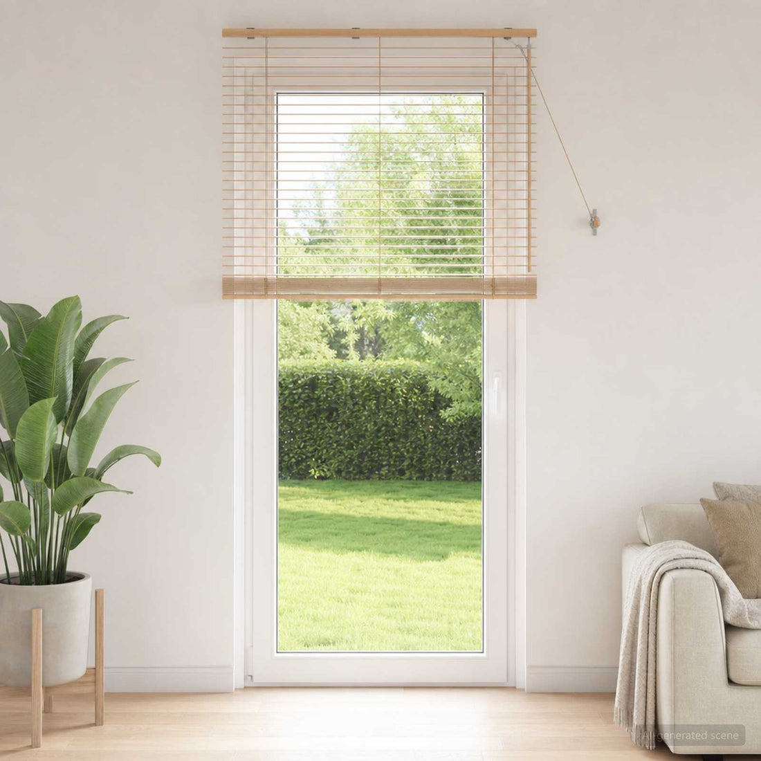vidaXL Persiana veneciana Aspecto de roble 110 x 250 cm 35 mm