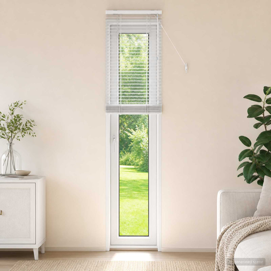 vidaXL Persiana veneciana Blanco 40 x 250 cm 35 mm