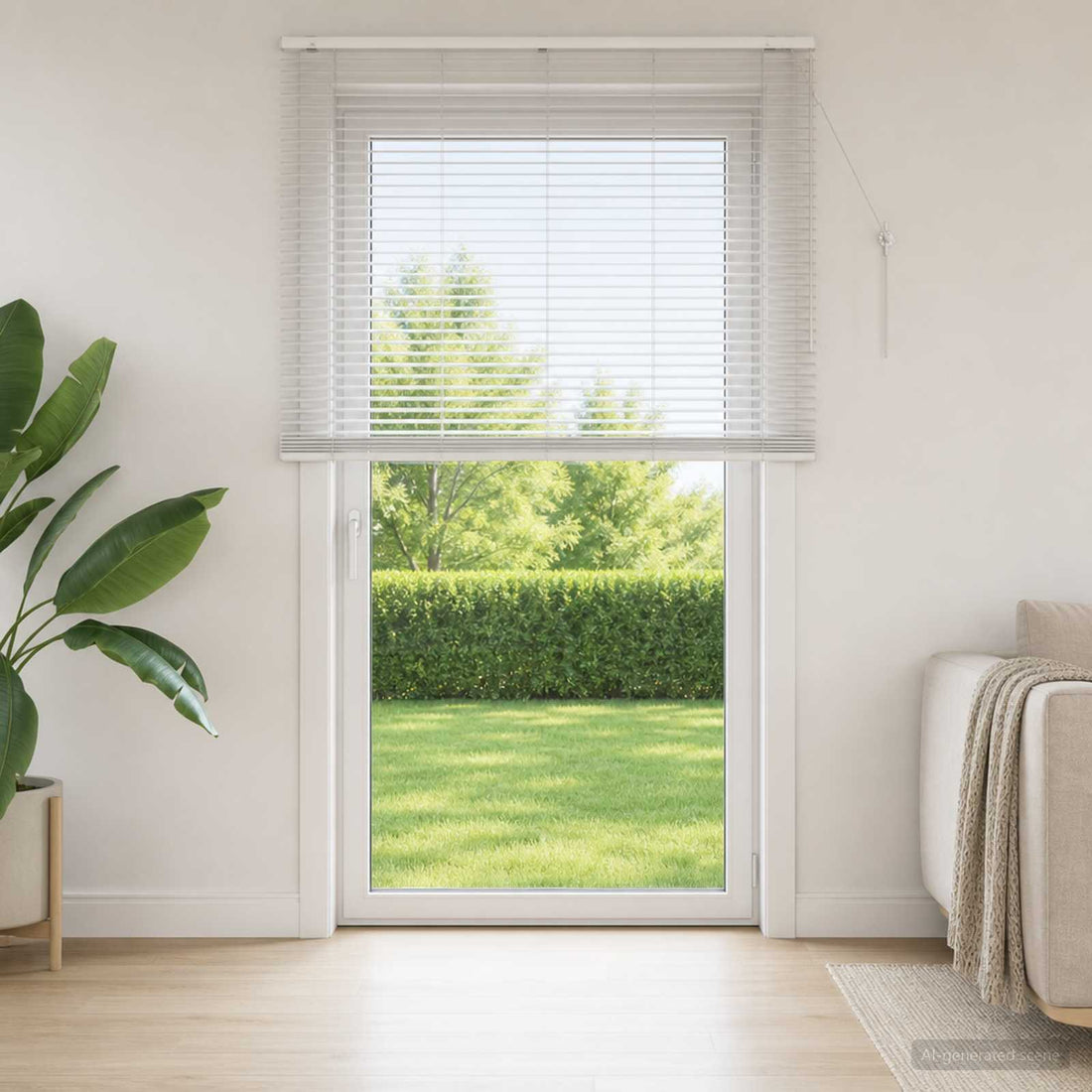 vidaXL Persiana veneciana Blanco 145 x 250 cm 35 mm