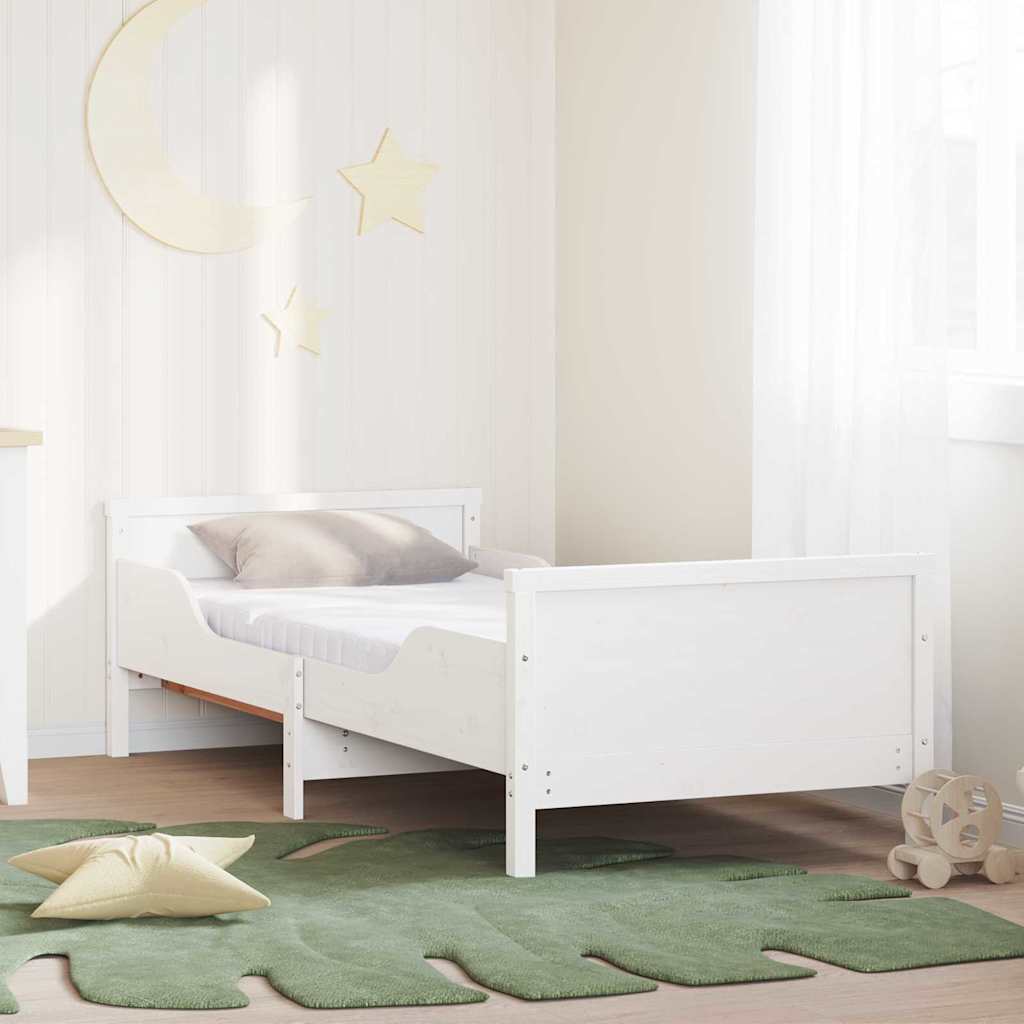 vidaXL Marco de cama con colchón extensible con cabecera 80 x 200 cm