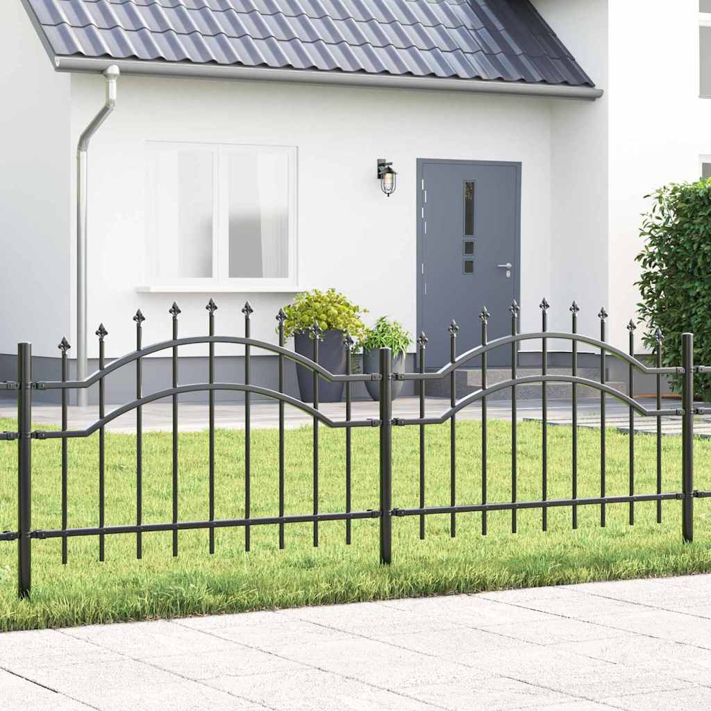 vidaXL Valla de Jardín WOERDEN 240 x 115 cm Gris