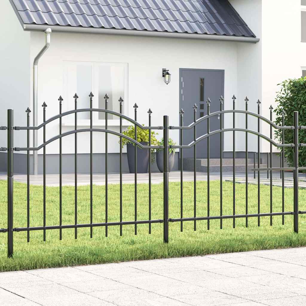 vidaXL Valla de Jardín WOERDEN 240 x 140 cm Gris