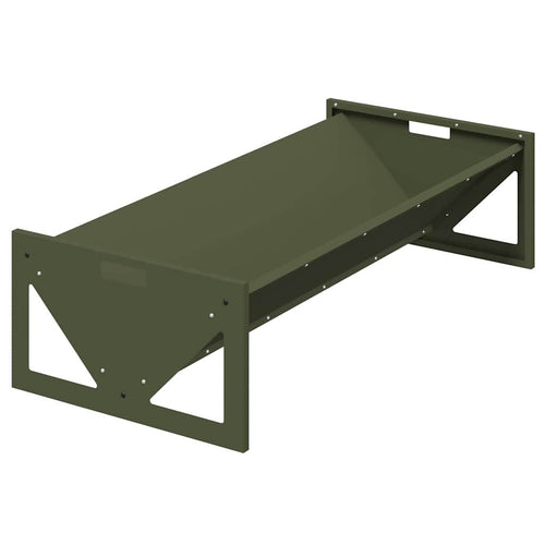 vidaXL Abrevadero para ganado Verde oliva 108 x 50 x 28 cm 10 kg (2)