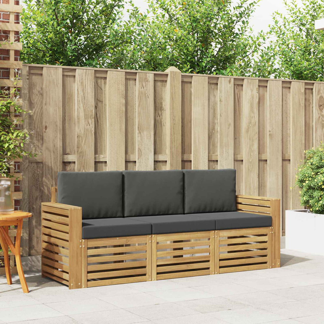 vidaXL Juegos de sofás Madera de Acacia Sólida
