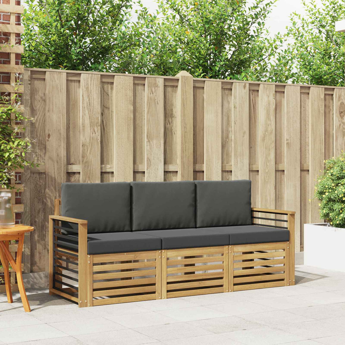 vidaXL Juegos de sofás Madera de Acacia Sólida