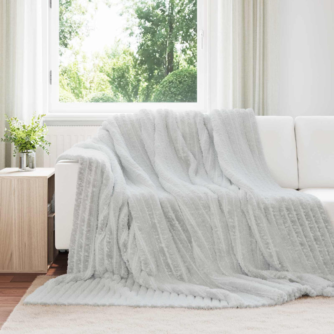 vidaXL Mantitas de Sofá 6 uds. Gris 270 x 240 cm 10.72 kg Lana
