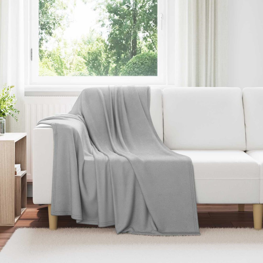 vidaXL Mantitas de Sofá 6 uds. Gris 170 x 130 cm 1.86 kg Lana