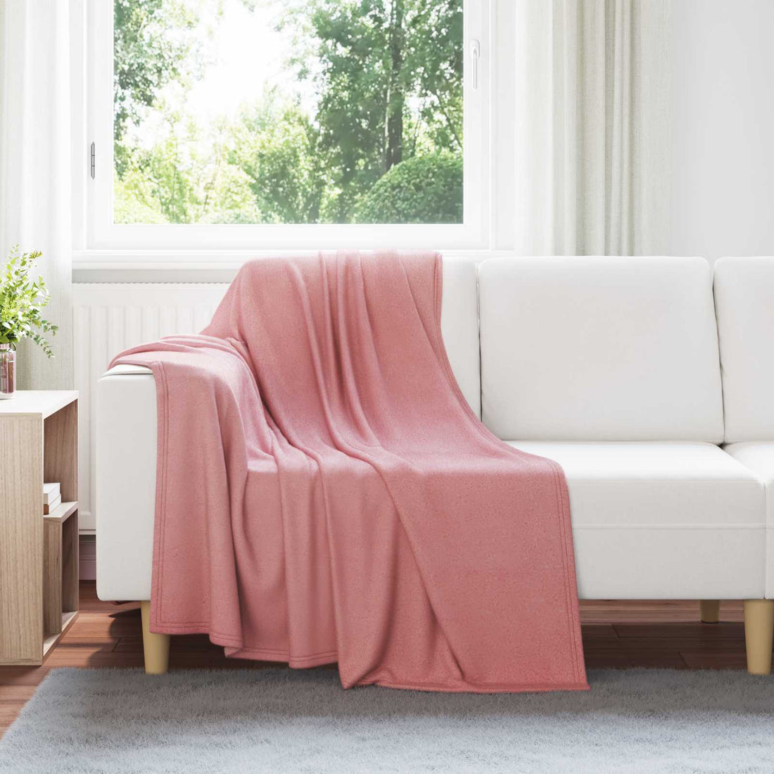 vidaXL Mantitas de Sofá 24 uds. Rosa 170 x 130 cm 7.43 kg Lana