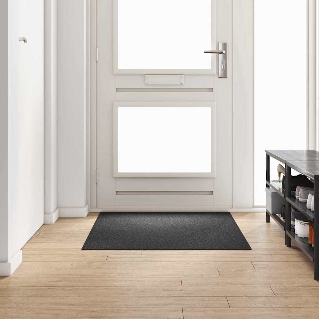 vidaXL Runner de Alfombra Gris oscuro 100 x 150 cm 100% Polipropileno