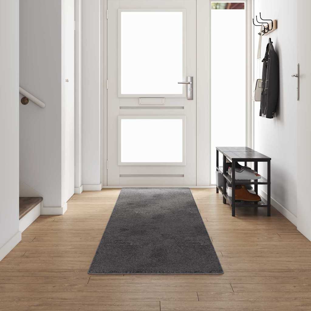 vidaXL Runner de Alfombra Gris 80 x 500 cm