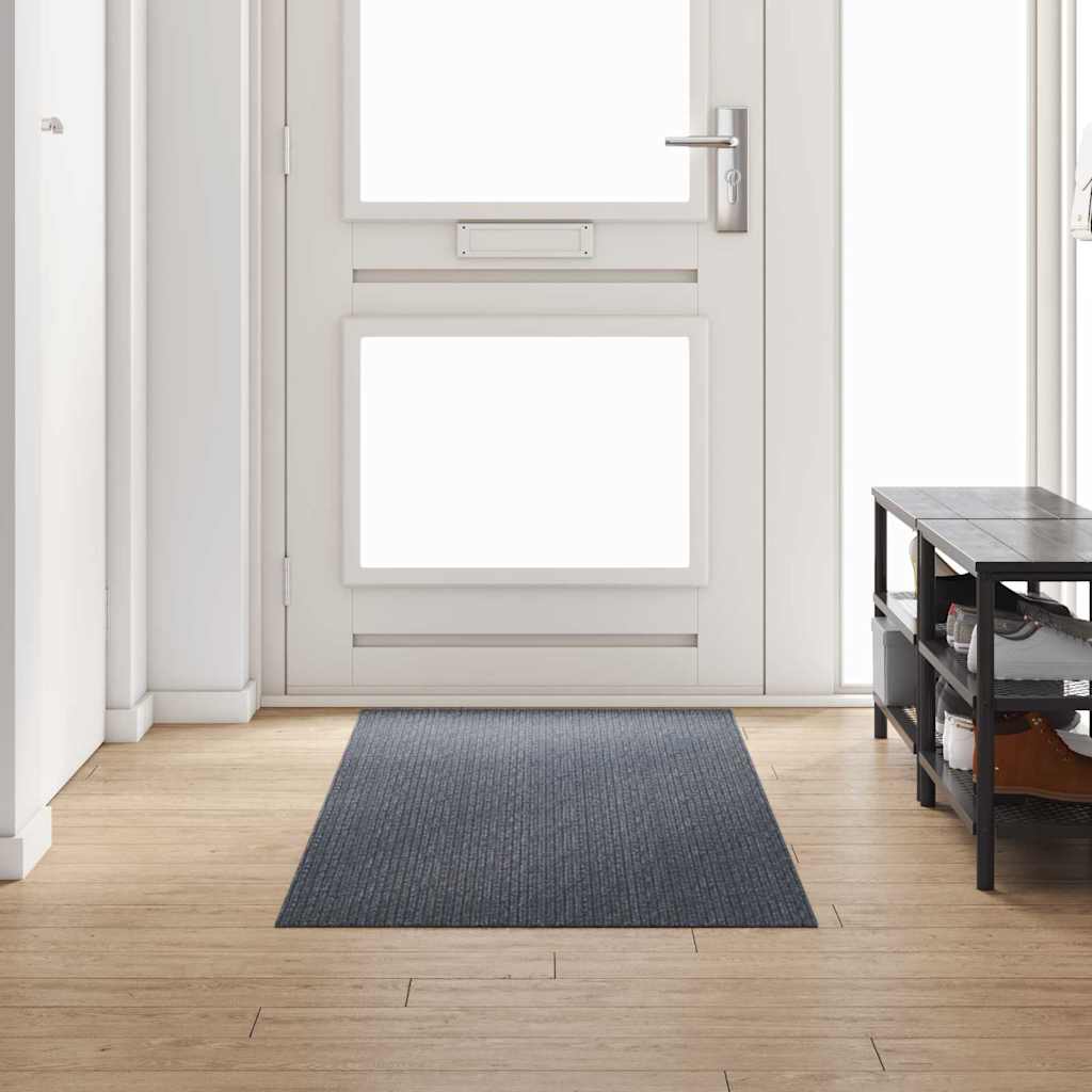 vidaXL Runner de Alfombra Gris 80 x 250 cm tela