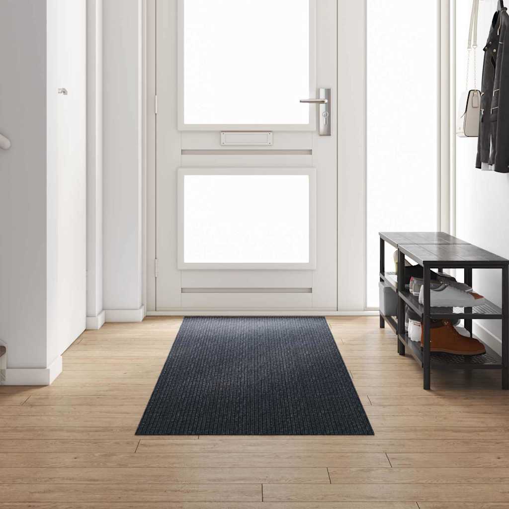 vidaXL Runner de Alfombra Antracita 80 x 300 cm tela