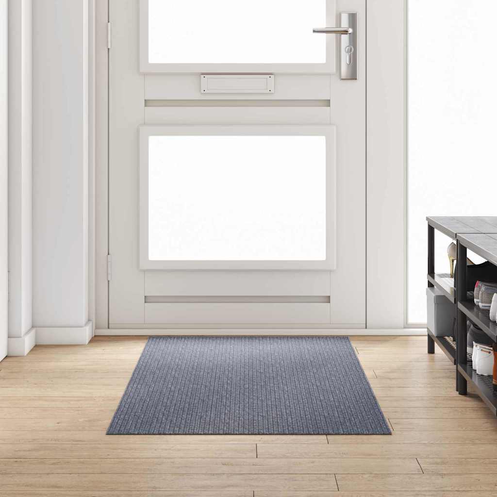 vidaXL Runner de Alfombra Gris Claro 80 x 200 cm tela
