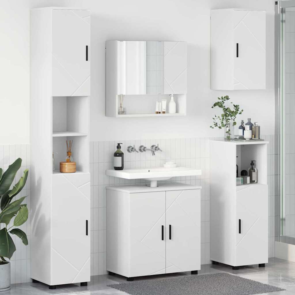 vidaXL Juego de muebles de baño 5 uds. 61 x 35 x 64 cm