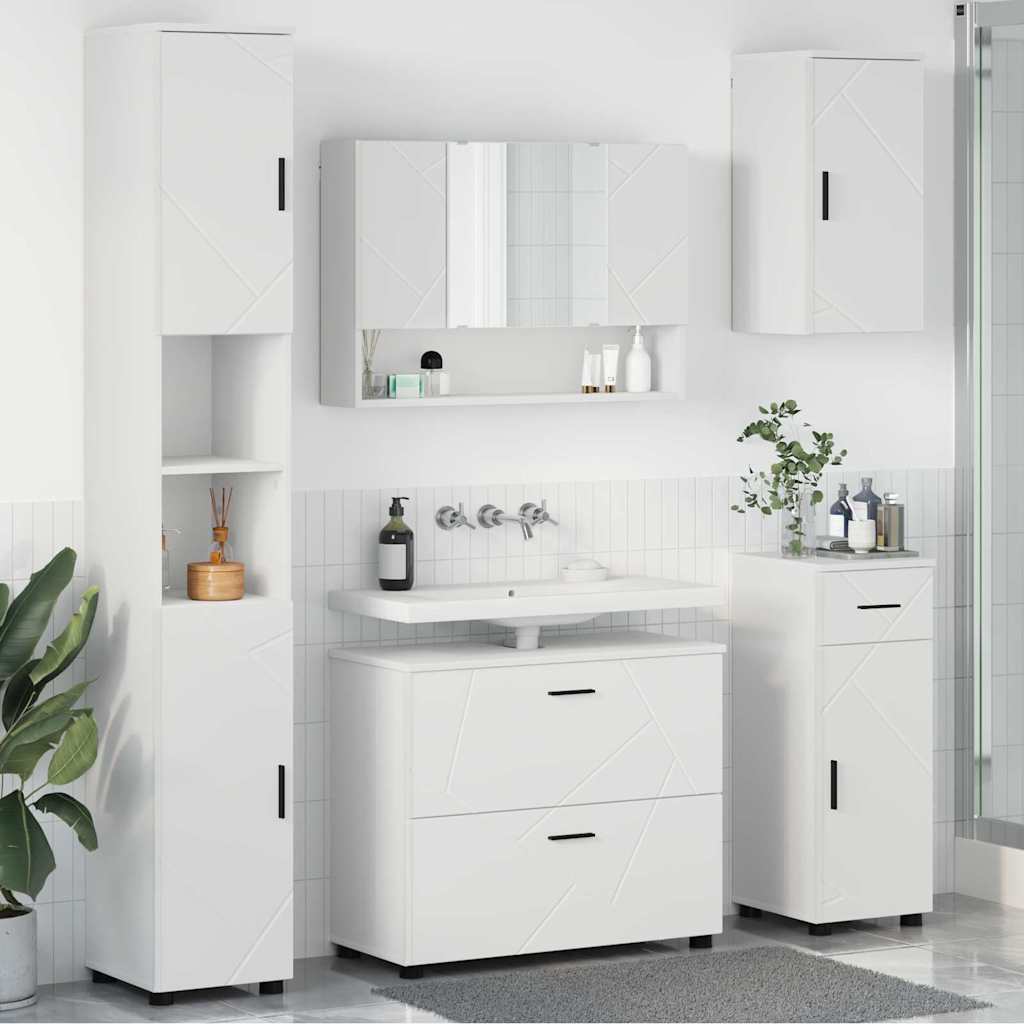 vidaXL Juego de muebles de baño 5 uds. 35 x 30 x 192 cm