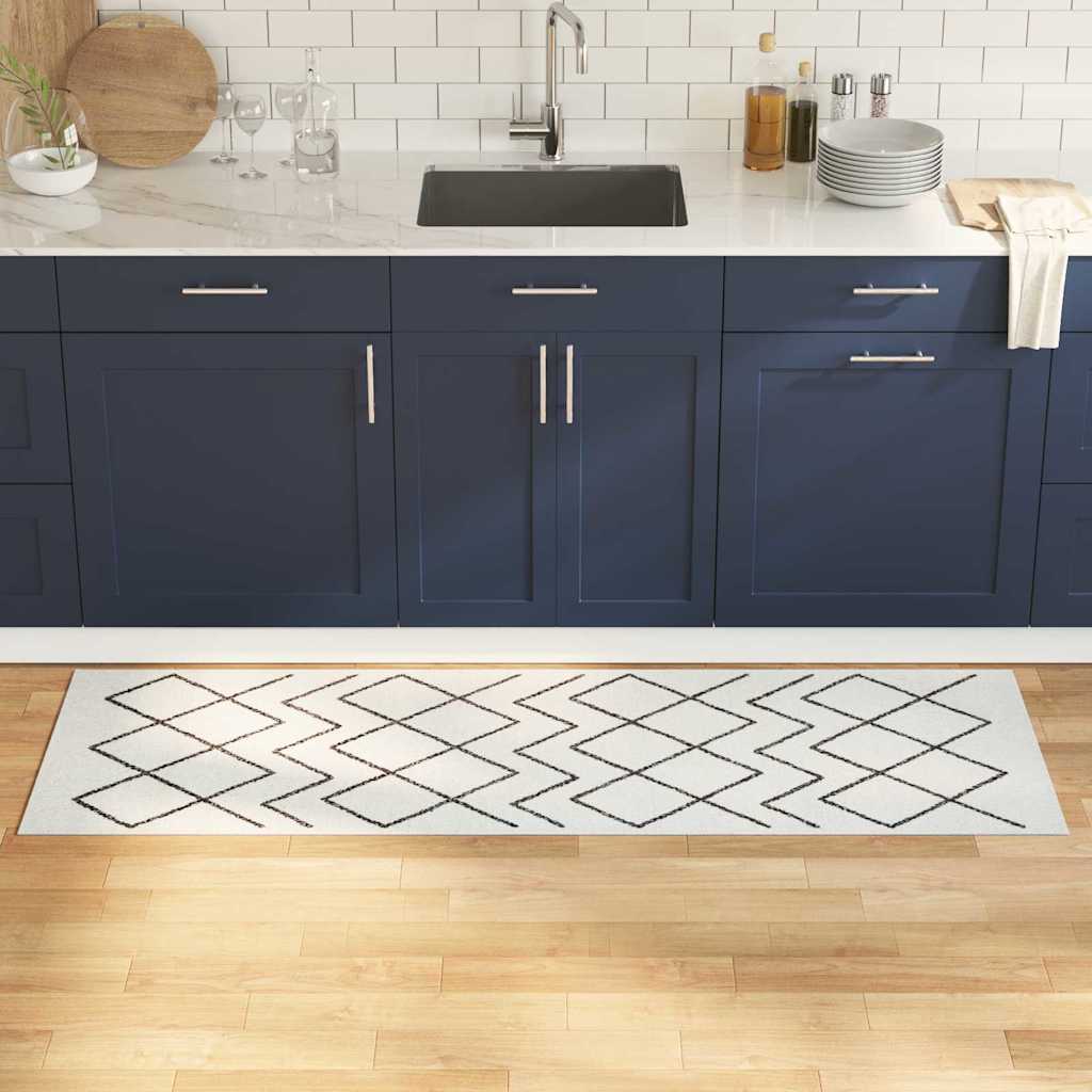 vidaXL Alfombra de cocina 180 x 60 cm Terciopelo