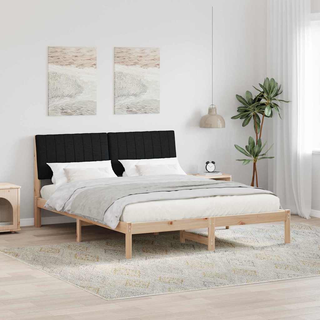 vidaXL Estructura de cama Marrón 150 x 200 cm Madera de pino macizo