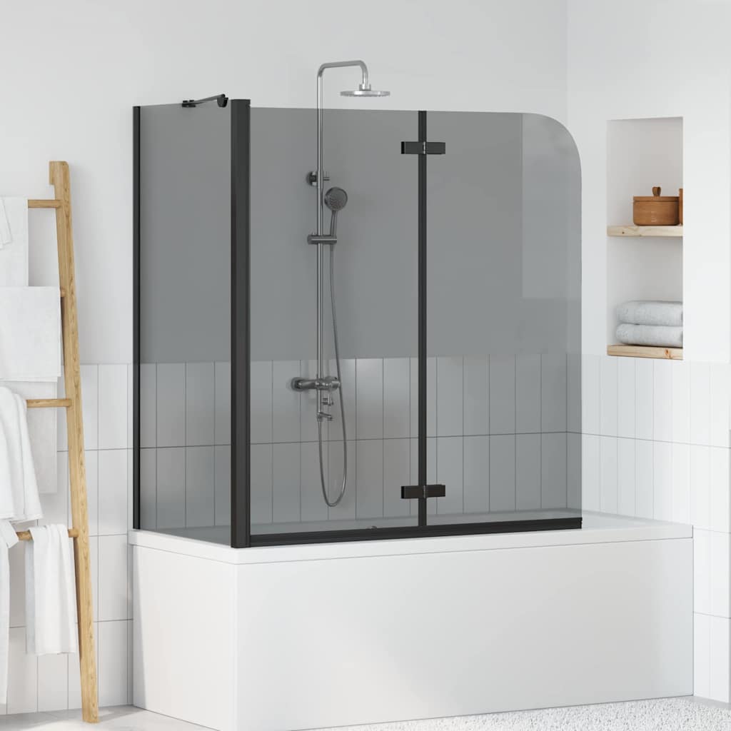 vidaXL Enclosure de Ducha Negro 120 x 68 x 130 cm