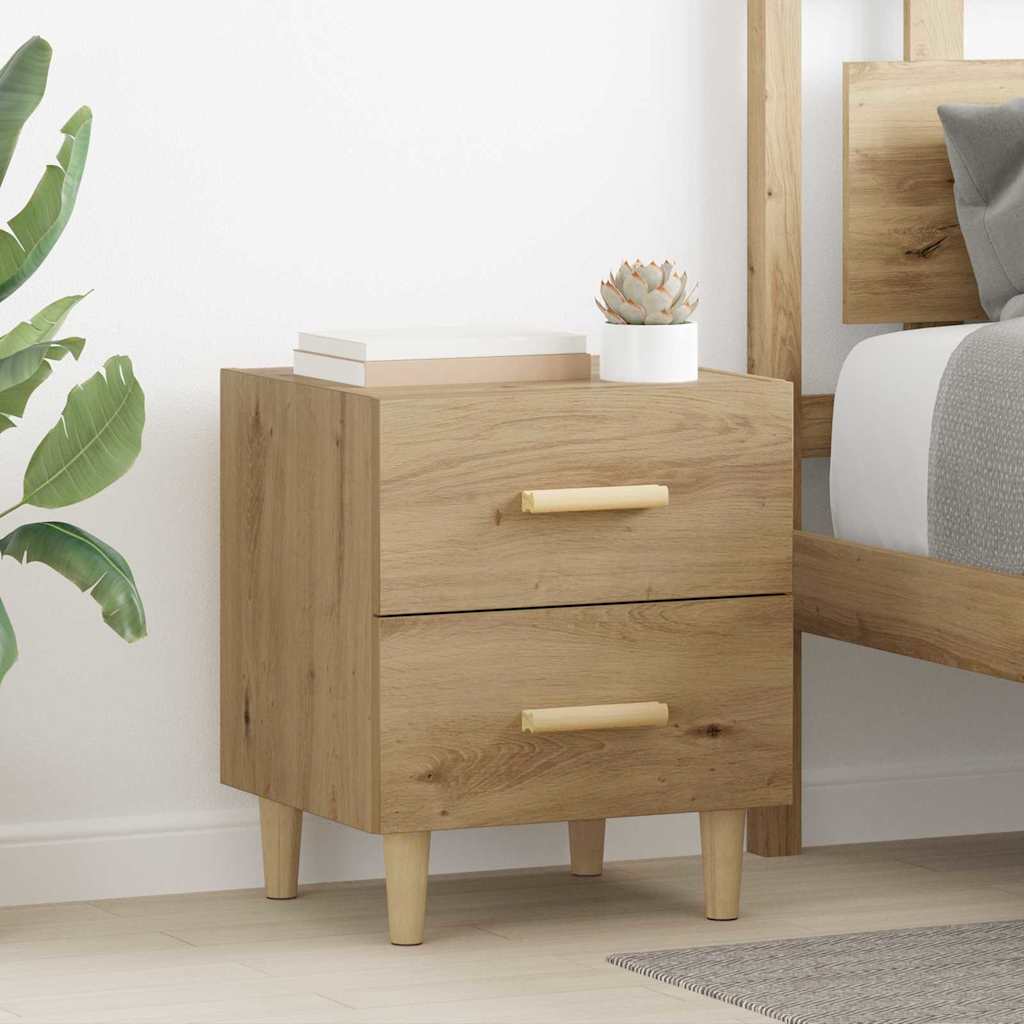 vidaXL Mueble cama Roble artisan 40 x 35 x 47.5cm Madera de ingeniería