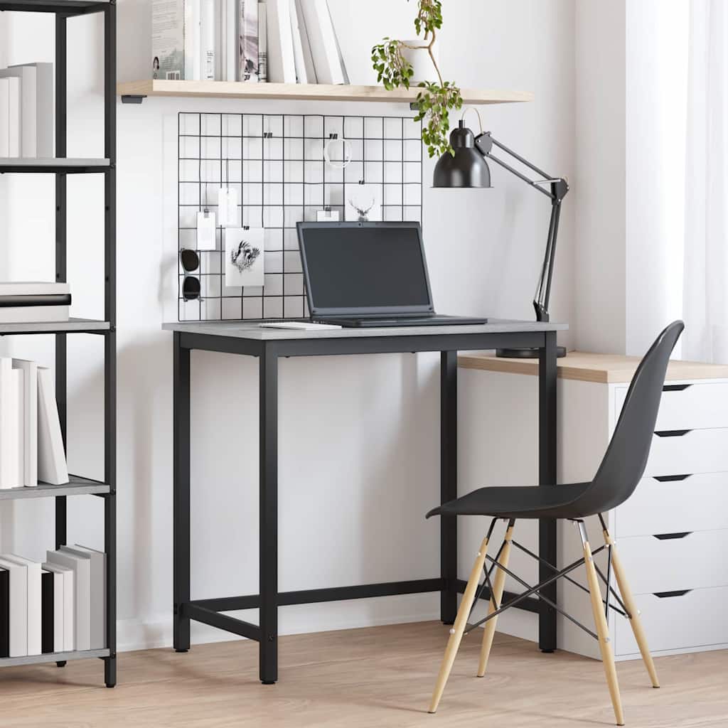 vidaXL Mesa Gris Sonoma 100 x 50 x 76,5 cm