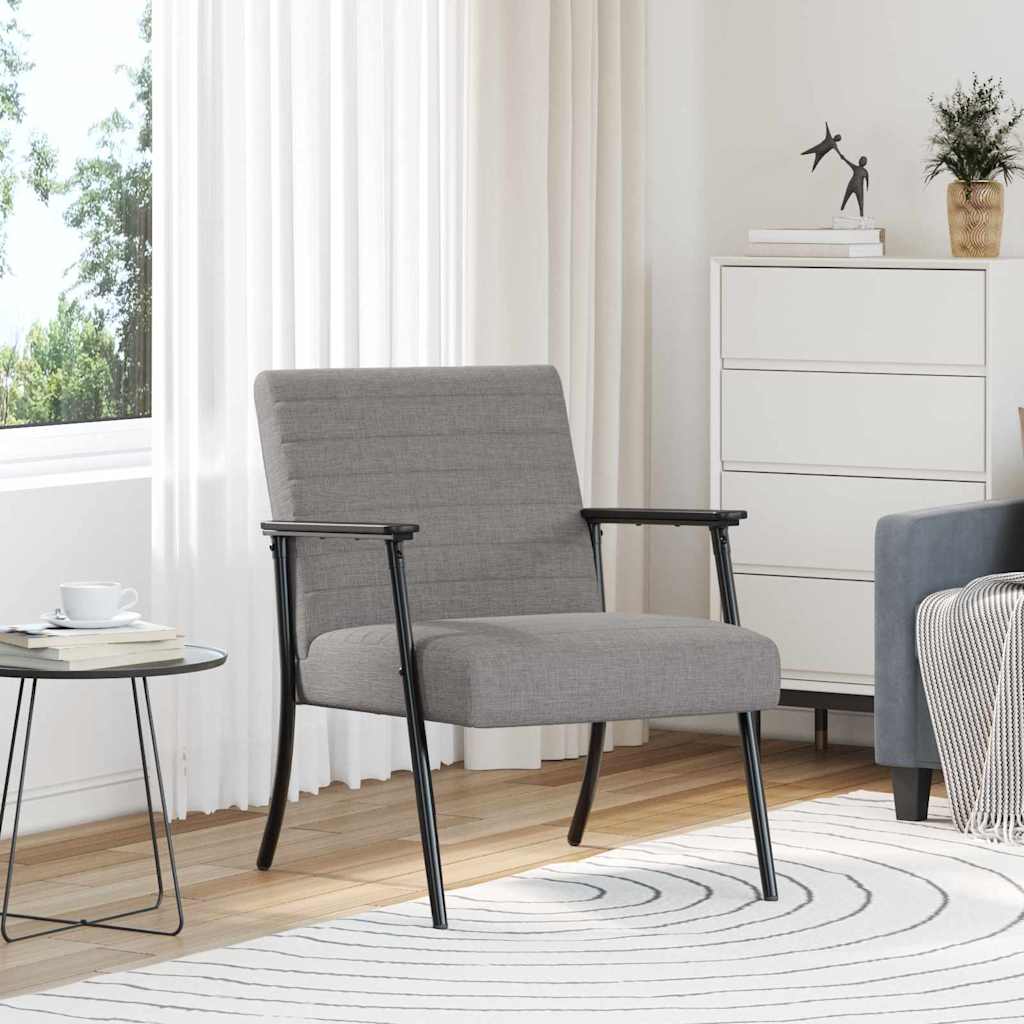 vidaXL sillón Taupé tela