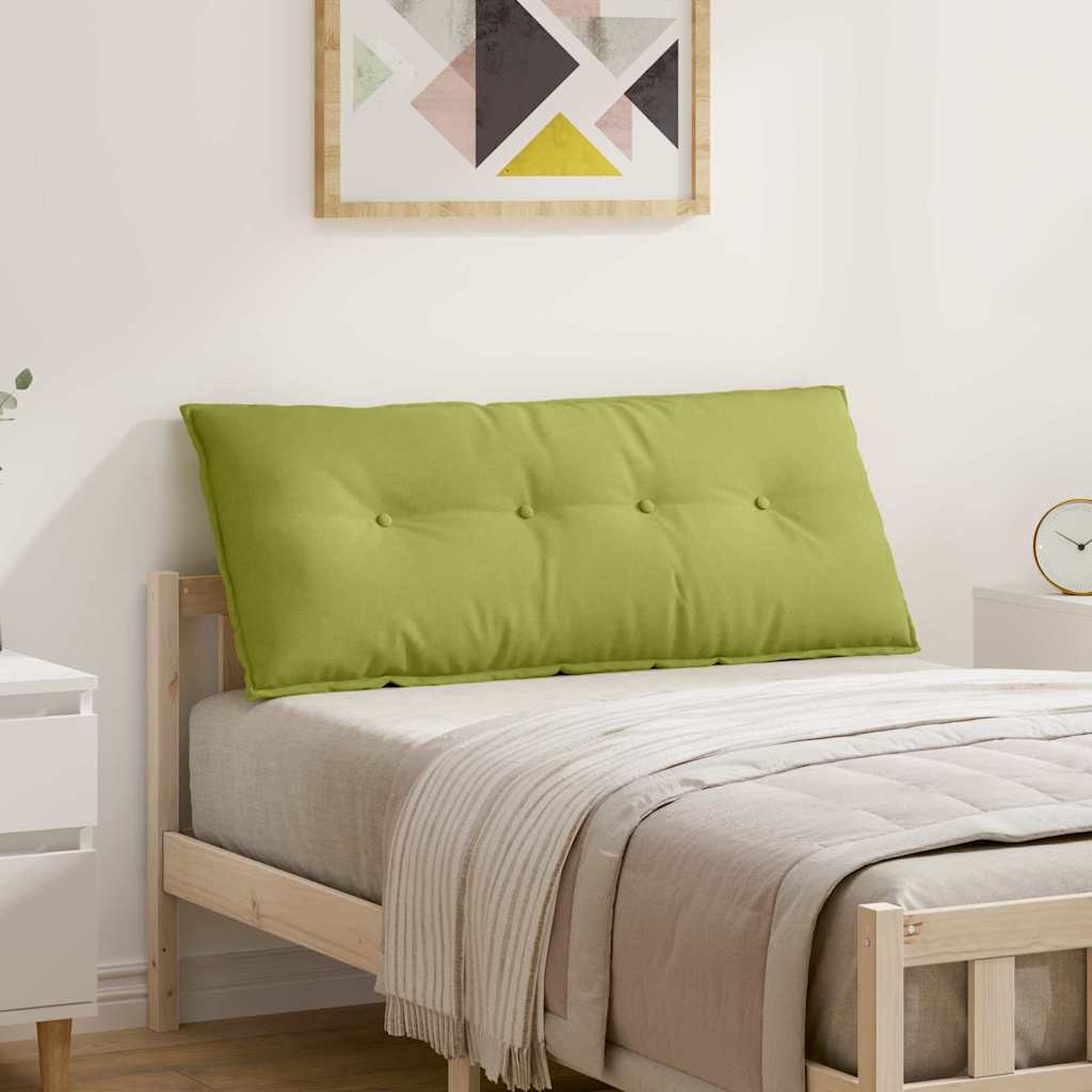 vidaXL Cojín de Espalda Verde claro 120 x 19 x 50 cm tela