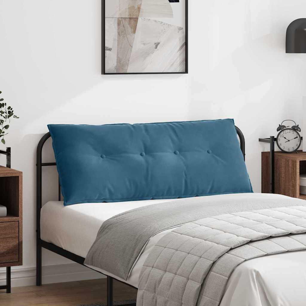 vidaXL Cojín de Espalda Azul 120 x 50 cm Tela de Pana
