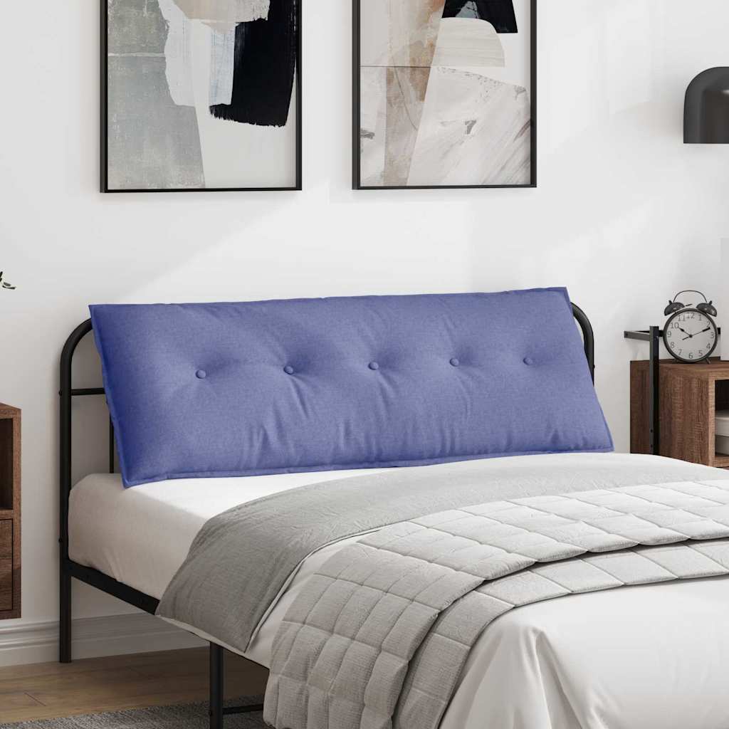 vidaXL Cojín de Espalda Azul jeans 140 x 19 x 50 cm tela