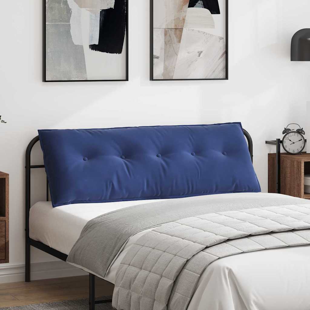vidaXL Cojín de Espalda Azul Policía 140 x 50 cm Tela de Pana